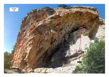 climbing topo Tartareu