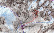 Pointe des Cinéastes climbing topo