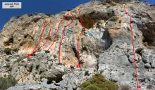 Climb Kalymnos Jurassic Park topo