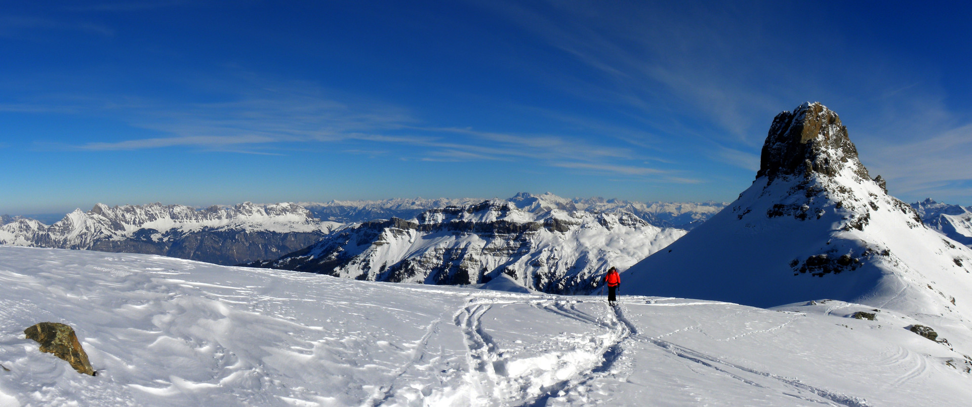 Spitzmeilen ski tour