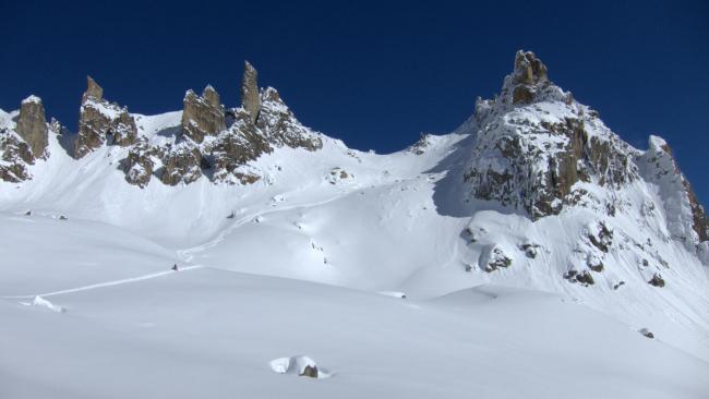 Chli Bielenhorn, ski tour, from Siedelenhütte