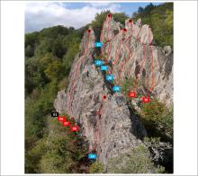 Falkenstein, Schlüchtal, topo, klettern, climbing