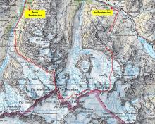 Topo of Piz Bernina Biancograt