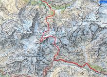 Grassen skitour topo