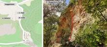 Climbing topo Guggenheim Oltre Finale