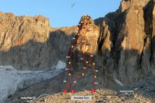 Hannibal Turm topo, klettern, escalade, climbing