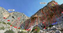 Ivory Tower kalymnos climbing topo