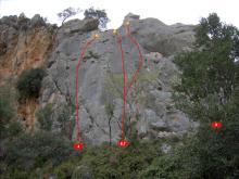 Climbing Leonidio FRYDI topo