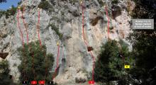 Climbing Leonidio Topo St Nicholas Left