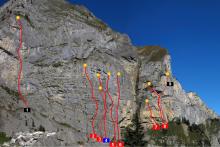 climbing, klettern, escalade, topo cheselenflue