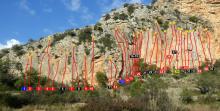 Pena Roja climbing topo