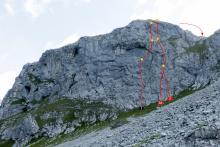 Climb, klettern Rätikon Seeflueli topo