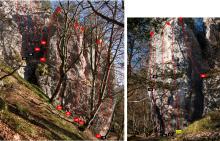 climbing topo Redelsflue