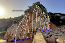 Climbing topo Santa Maria Navarese