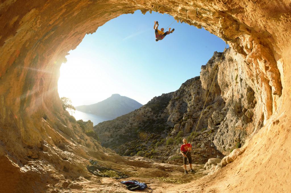 Climbing Nicola la Tigre, Jurassic Park, Kalymnos