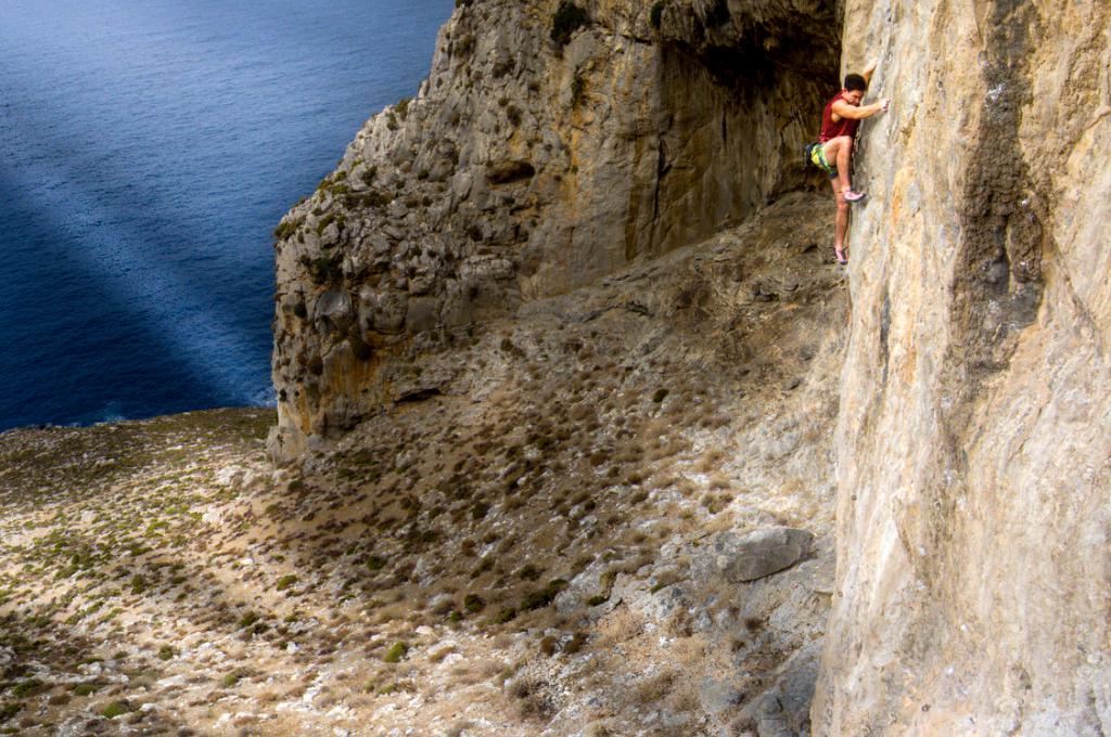 Climbing Icare, Saint Photis, Kalymnos