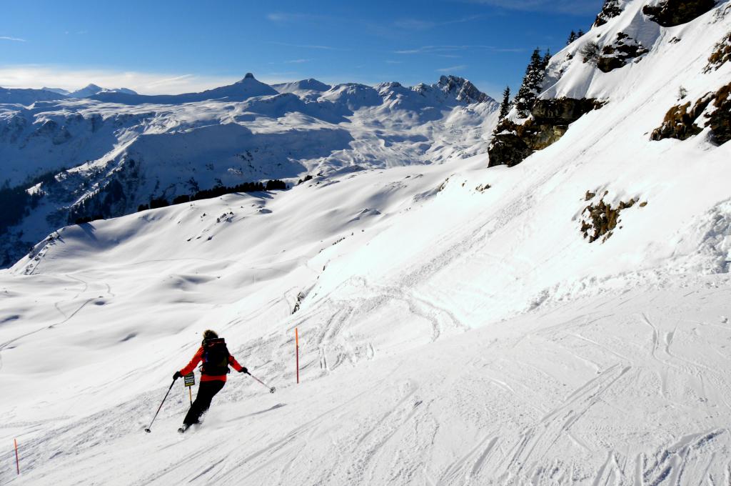 Spitzmeilen skitour, Maschgenkamm