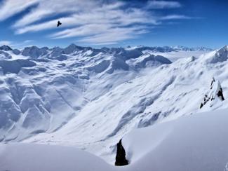 Chli Bielenhorn, ski tour, summit panorama