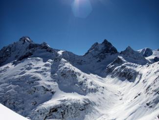 Ski tour from Sustenpass to Engelberg