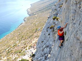 climbing Oikos, Miltiadis, Telendos