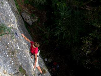 Schauenburgfluh Papipi climbing, klettern, escalade