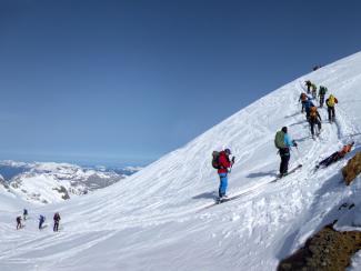 Sustenhorn summit, skitour